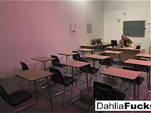 After class sensational lesson for Dahlia Sky